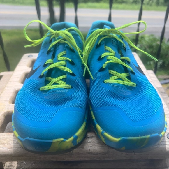 Women's Nike Metcon 2 Amp Blue/Volt 843972-400 Training Athletic Shoes Sz 9M - Picture 3 of 11